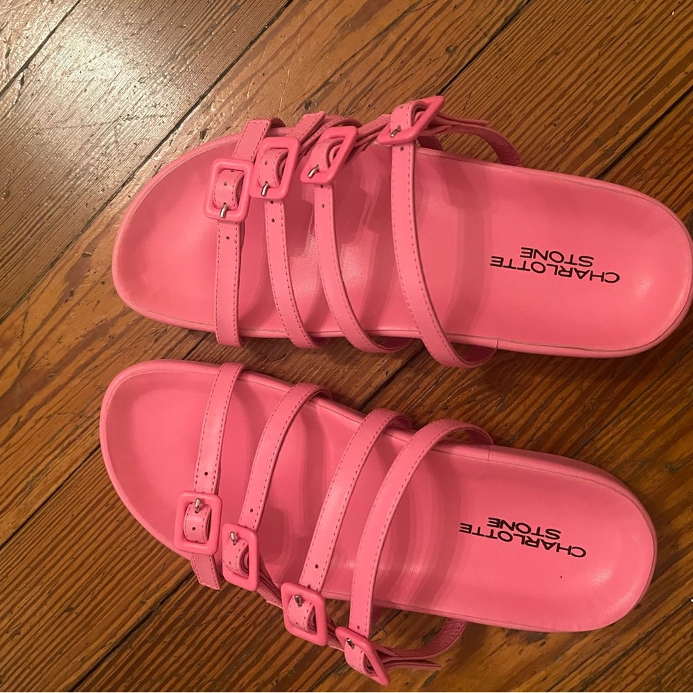 Charlotte Stone slip on sandals